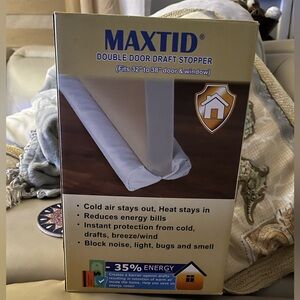 Maxtid Double Sided Door Draft Stopper.